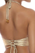 Luli Fama Medusa Ring Halter Peek A Boo Top